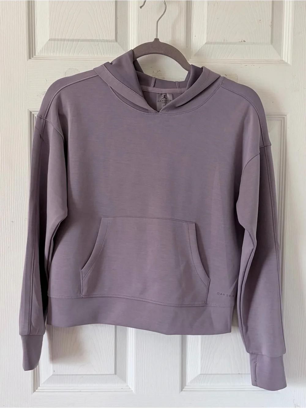 Danskin Lavender Purple Kids Matching Hoodie & Jogger Set Sweatshirt Sz L pant M